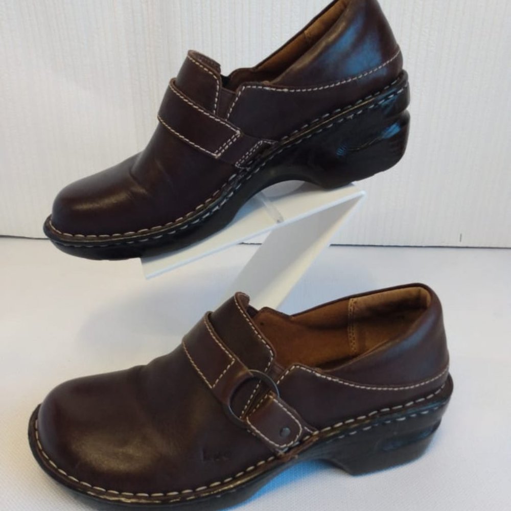 BOC Born Womens Wedge Clogs Shoes 9 M